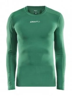 CRAFT PRO CONTROL COMPRESSION LONG SLEEVE UNISEX KOMPRESSIONSSHIRT LANG Team Green | XS