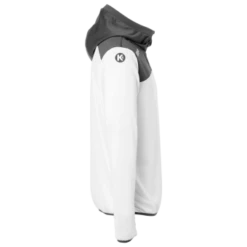 KEMPA EMOTION 2.0 QUARTER ZIP HOODY KAPUZENPULLOVER Weiß-anthrazit | 116 -Jako Sport Swear 110414475 image c