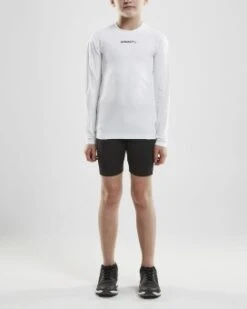 CRAFT PRO CONTROL COMPRESSION LONG SLEEVE JR KOMPRESSIONSSHIRT LANG KINDER White | 122/128 -Jako Sport Swear 163360835 image c