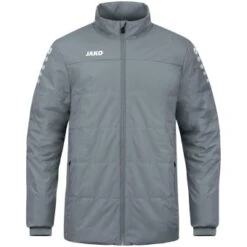 JAKO Coachjacke Team Winterjacke Steingrau | 128