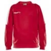 CRAFT PROGRESS RUNDHALS SWEATER JR PULLOVER SWEATSHIRT KINDER Bright Red-white | 122/128 -Jako Sport Swear 198362857 image