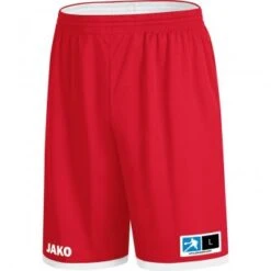JAKO Wendeshort Change 2.0 Basketballshorts Rot-weiß | XXS