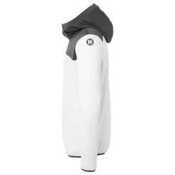 KEMPA EMOTION 2.0 QUARTER ZIP HOODY KAPUZENPULLOVER Weiß-anthrazit | 116 -Jako Sport Swear 249414475 image b