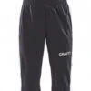 CRAFT PROGRESS 3/4 PANTS JR TRAININGSHOSE KINDER Black-white | 122/128 -Jako Sport Swear 263363423 image