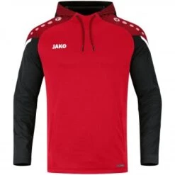 JAKO Kapuzensweat Performance Kapuzenpullover Rot-schwarz | 34