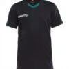 CRAFT PROGRESS JERSEY CONTRAST JR TRIKOT KINDER Black-team Green | 122/128 -Jako Sport Swear 337355176 image