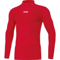 JAKO Turtleneck Comfort 2.0 Funktionsshirt Langarm Sportrot | 3XS
