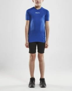 CRAFT PRO CONTROL COMPRESSION TEE JR KOMPRESSIONSSHIRT KINDER Cobalt | 122/128 -Jako Sport Swear 377360740 image c