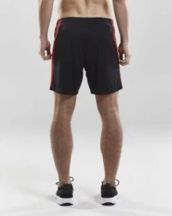 CRAFT PROGRESS SHORT CONTRAST MIT INNENHOSE TRIKOTSHORTS HERREN Black-bright Red | XS -Jako Sport Swear 378357300 image b