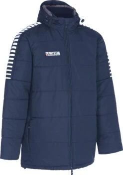 Derbystar Hyper Stadionjacke Winterjacke Navy-weiß | S