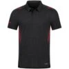 JAKO Polo Challenge Poloshirt Schwarz Meliert-rot | 34 -Jako Sport Swear 421495099 image