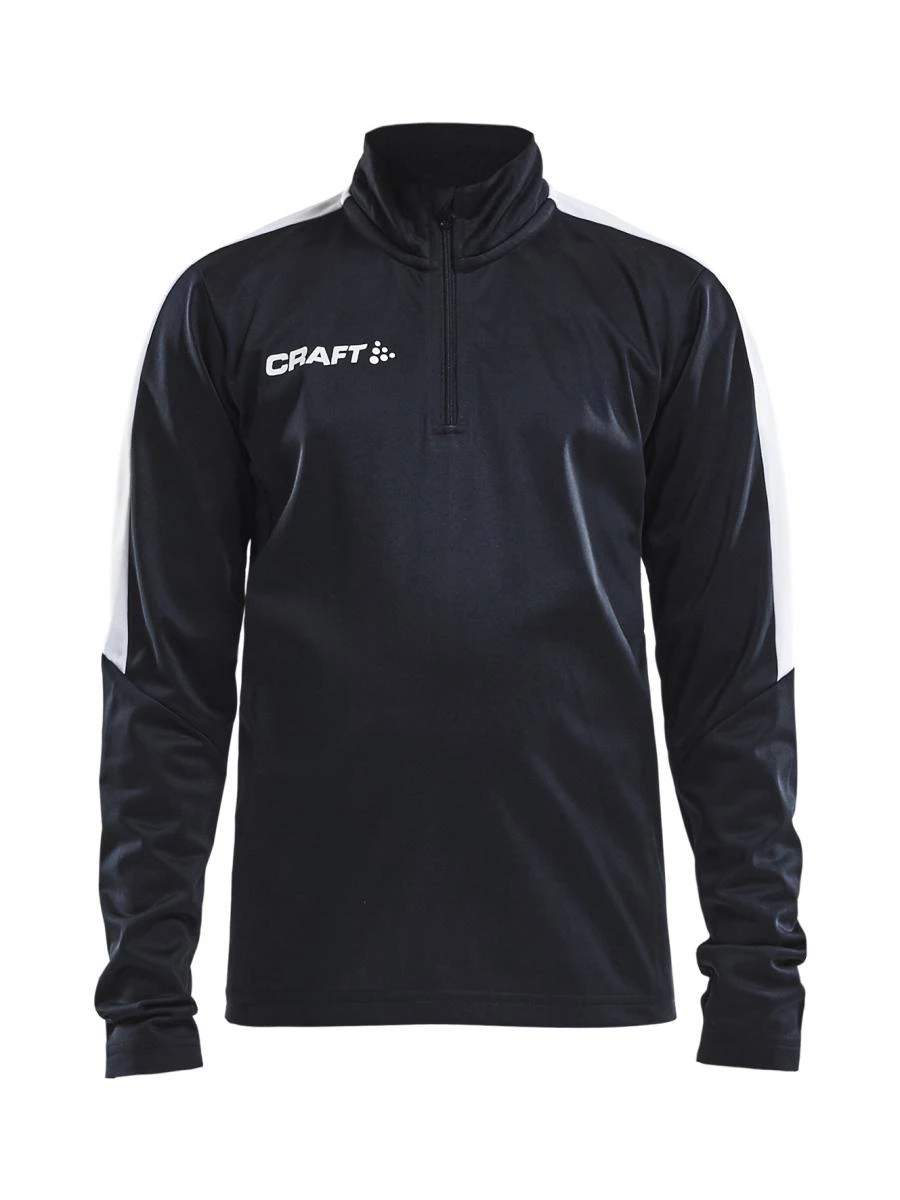 CRAFT PROGRESS HALFZIP LS TEE JR ZIP SWEATER PULLOVER KINDER Black-white | 122/128 3 CRAFT PROGRESS HALFZIP LS TEE JR ZIP SWEATER PULLOVER KINDER Black-white | 122/128