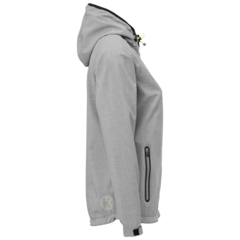 KEMPA CORE 2.0 SOFTSHELL JACKE WOMEN SOFTSHELLJACKE DAMEN Dark Grau Melange | XS 6 KEMPA CORE 2.0 SOFTSHELL JACKE WOMEN SOFTSHELLJACKE DAMEN Dark Grau Melange | XS – Bild 4