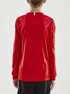 CRAFT SQUAD JERSEY SOLID LS JR TRIKOT LANGARM KINDER Bright Red | 122/128 -Jako Sport Swear 471361367 image b