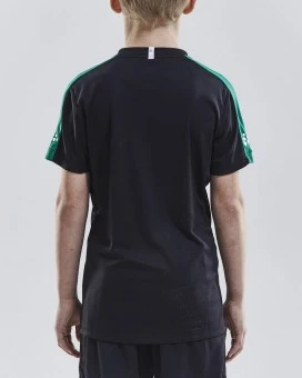 CRAFT PROGRESS JERSEY CONTRAST JR TRIKOT KINDER Black-team Green | 122/128 5 CRAFT PROGRESS JERSEY CONTRAST JR TRIKOT KINDER Black-team Green | 122/128 – Bild 3