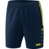 JAKO Short Competition 2.0 Trainingshose Kurz Marine-neongelb | 128 -Jako Sport Swear 504435585 image