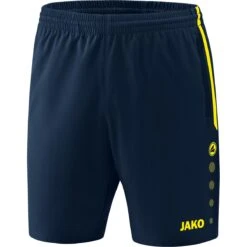 JAKO Short Competition 2.0 Trainingshose Kurz Marine-neongelb | 128