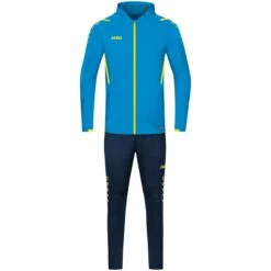 JAKO Trainingsanzug Challenge Mit Kapuze JAKO Blau-neongelb | 34