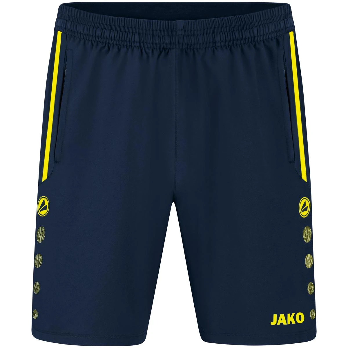 JAKO Short Allround Trainingsshorts Marine-neongelb | 34 3 JAKO Short Allround Trainingsshorts Marine-neongelb | 34