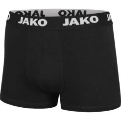 JAKO Boxershort Basic 2er Pack Boxershorts Schwarz | S