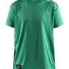 CRAFT Community Function SS Tee JR Kinder Trainingsshirt Team Green | 122/128 -Jako Sport Swear 674478415 image