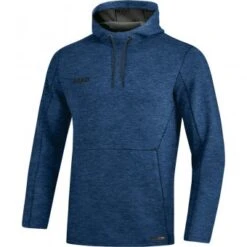 JAKO Kapuzensweat Premium Basics Kapuzenpullover Marine Meliert | 34