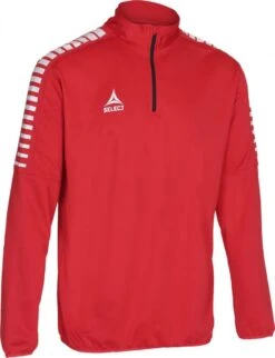 Select Argentina Trainingstop Pullover Zip Sweater Rot-weiß | 6 (116)