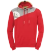 KEMPA CORE 2.0 HOODY KAPUZENPULLOVER Rot-dark Grau Melange | 116 -Jako Sport Swear 774413186 image