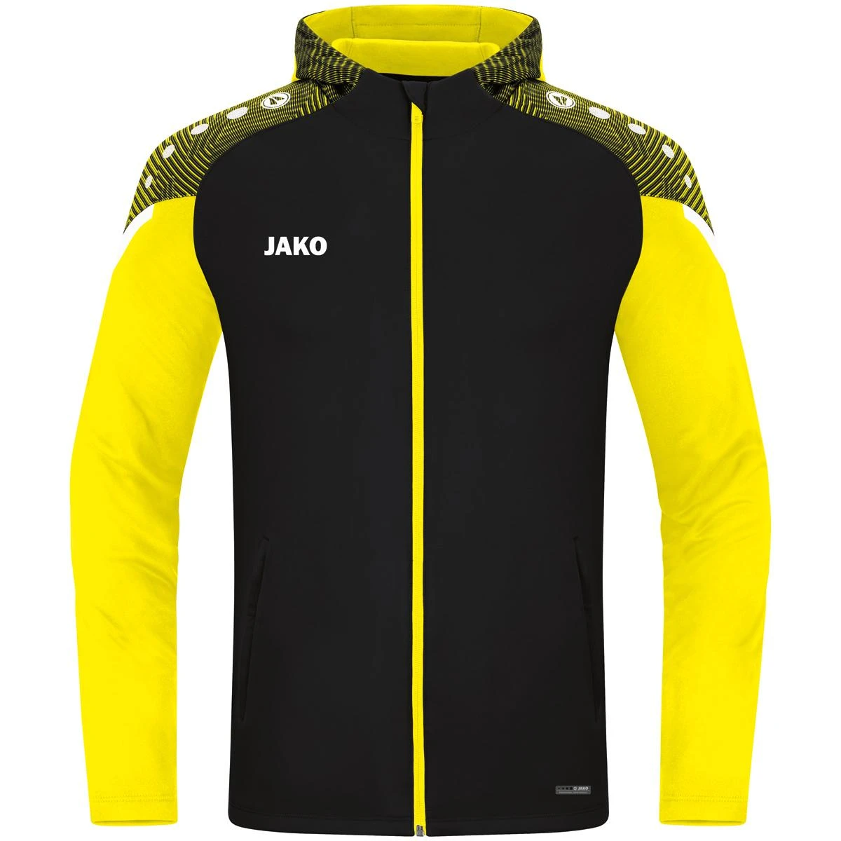 JAKO Kapuzenjacke Performance Schwarz-soft Yellow | 34 3 JAKO Kapuzenjacke Performance Schwarz-soft Yellow | 34