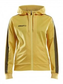 CRAFT PRO CONTROL HOOD JACKET W KAPUZENJACKE DAMEN Yellow-black | XS