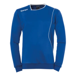 KEMPA CURVE TRAINING TOP PULLOVER SWEATSHIRT Royal-weiß | 116